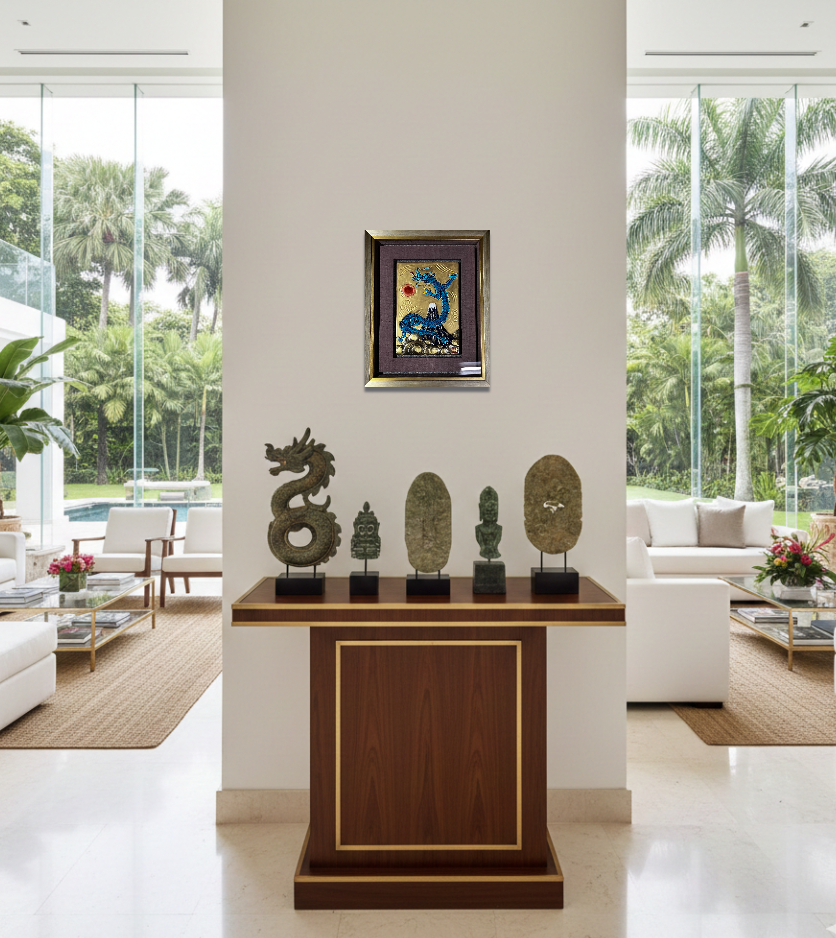 The Seiryū Azure Dragon Frame: A Commissioned Masterpiece of Japanese Heritage