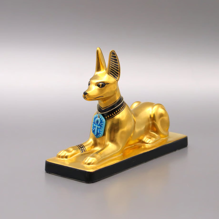 GOLDEN ANUBIS — Gilded Sentinel of the Sacred Realm