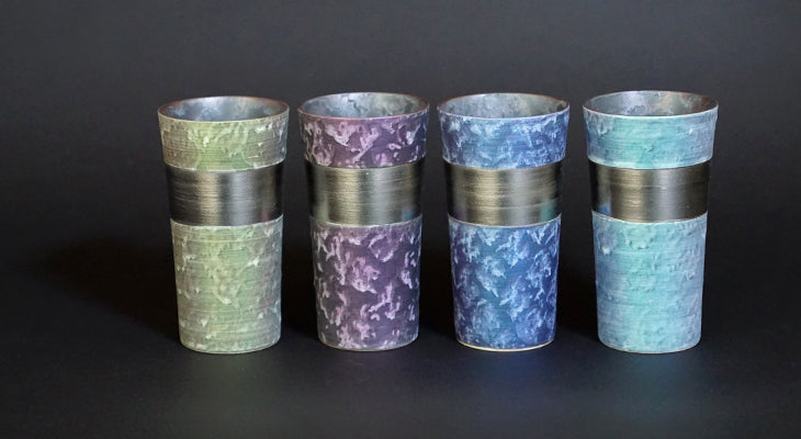 Lin Japan - Platinum Tumbler - Set of 4