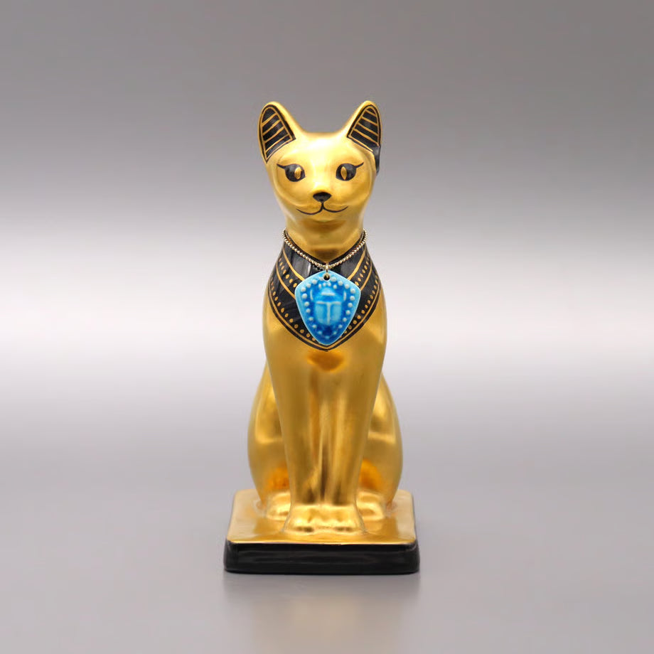 Golden Bastet: Gilded Guardian of Light and Grace